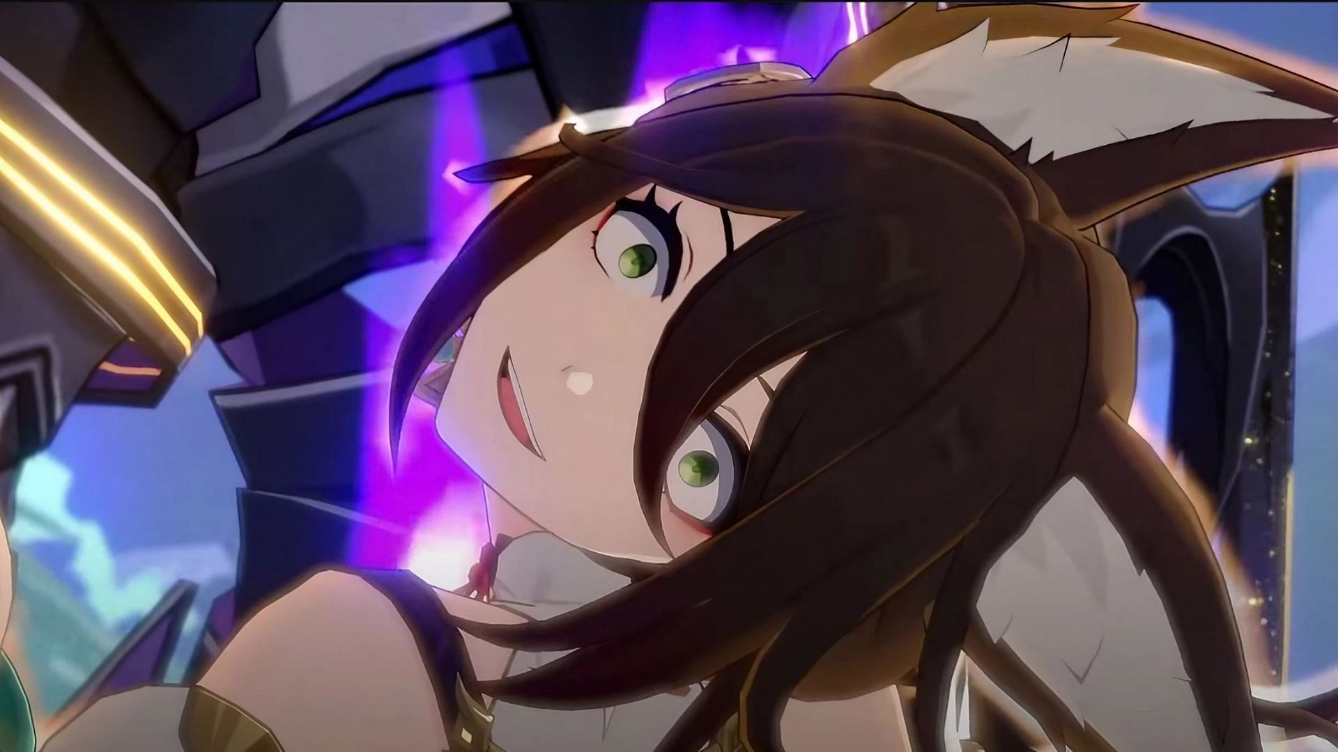 Tingyun snaps her neck during the Topcloud Towerthrust questline (Image via HoYoverse)